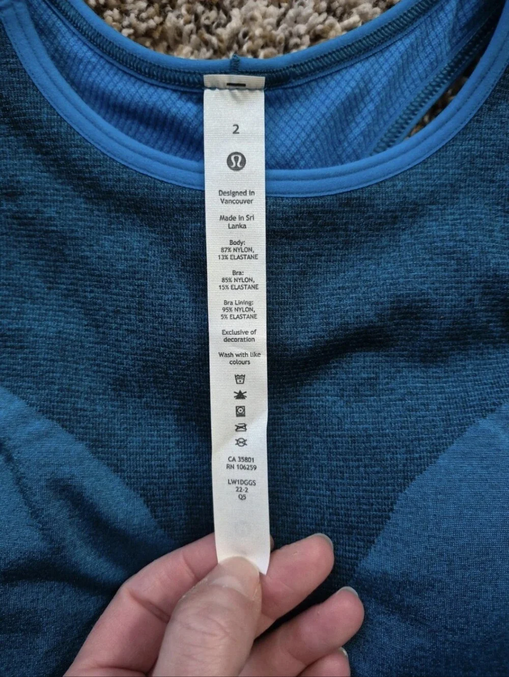Lululemon Seamless Mesh Shelf Bra Training Tank NWT
